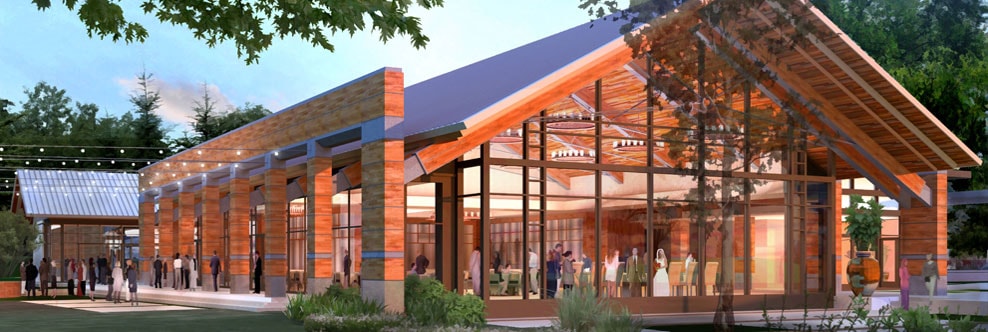 Pleasant Hill Community Center exterior rendering